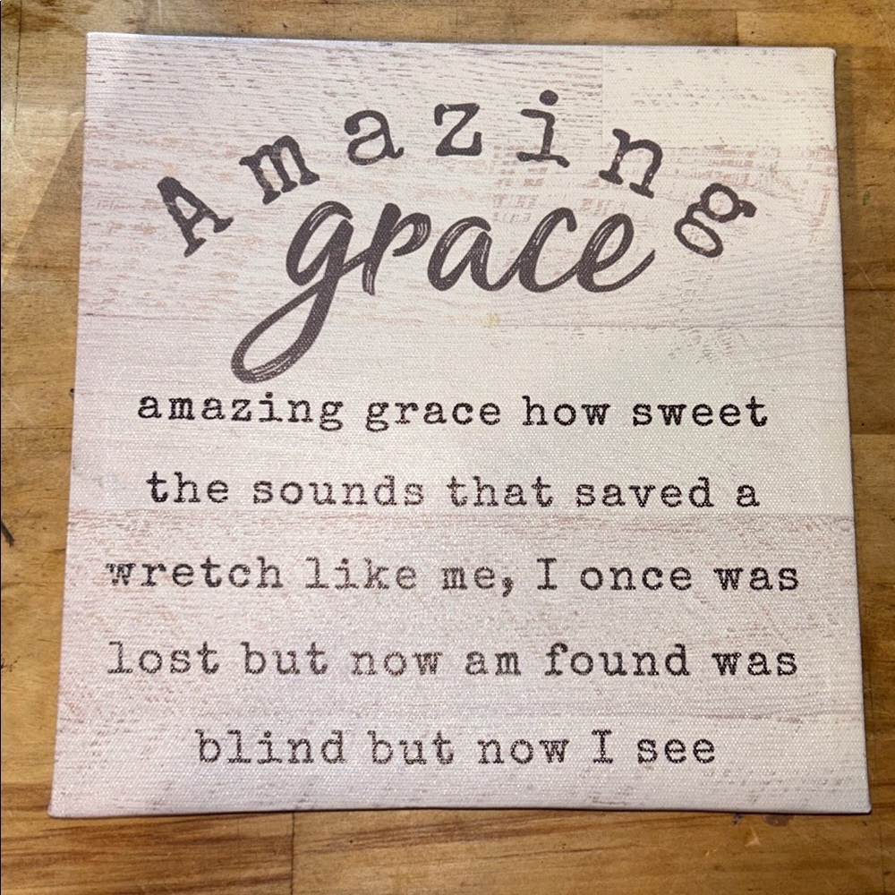 💜Amazing Grace Wall Art